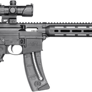 Smith & Wesson 12722 M&P15 Sport OR 22 LR 25+1 16.50" Black Threaded Barrel, Matte Black Aluminum Receiver w/Picatinny Rail, M-LOK Handguard, Black 6 Position Synthetic Stock, Black Polymer Grip, S&W