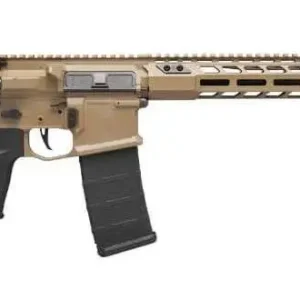 SIG SAUER M400 SDI FDE 5.56 RIFLE, 16" W/ RAIL, MAGPL STOCK, FLATBLDE TRIGGER