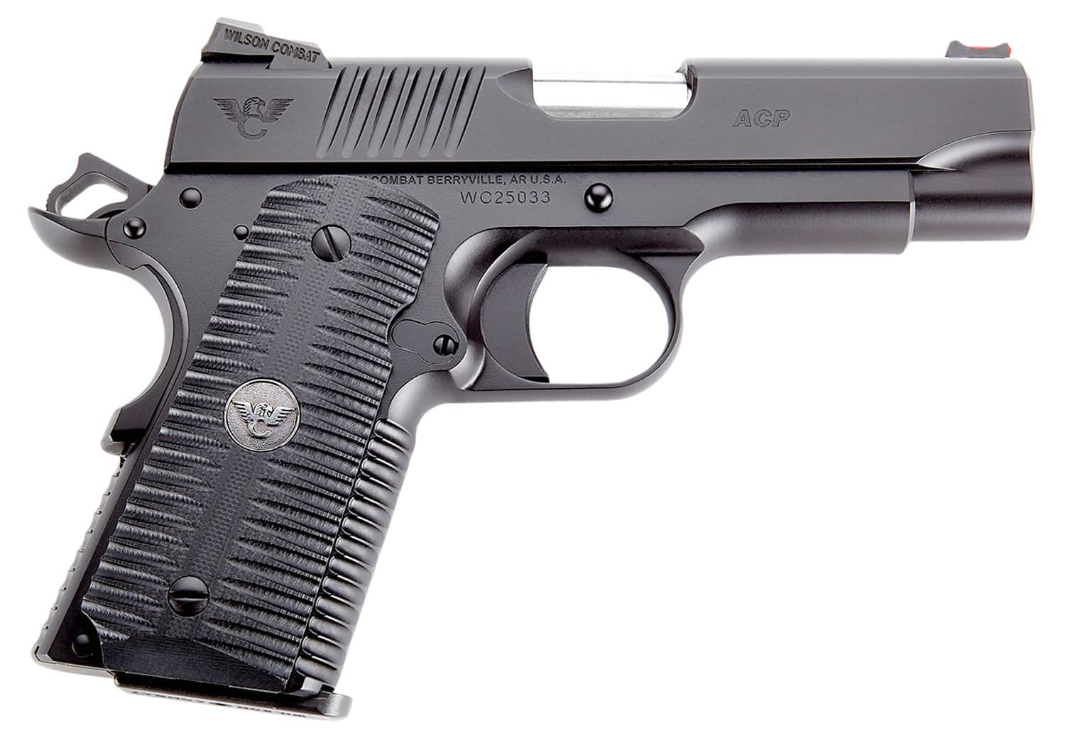 Wilson Combat ACPCP9 ACP Compact SAO 9mm Luger 4" 8+1 Black Armor-Tuff Carbon Steel Black G10 Eagle Claw Grip