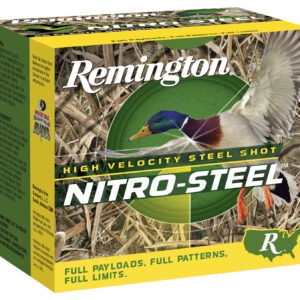 Remington Ammunition 20802 Nitro-Steel High Velocity 12Gauge 3" 1 1/4oz 4Shot 25 Per Box/10 Case
