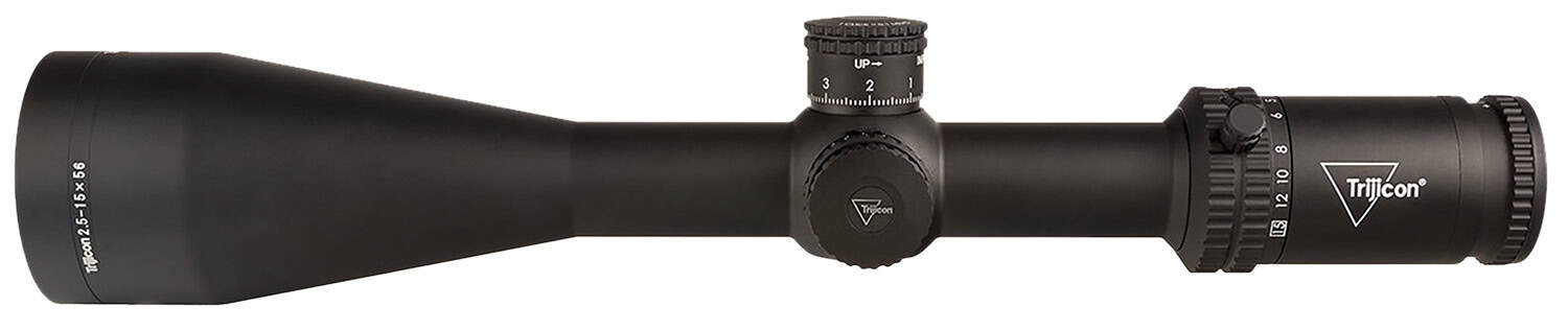 Trijicon 2900036 Credo Matte Black 2.5-15x56mm 30mm Tube LED Illuminated Red MRAD Center Dot Reticle