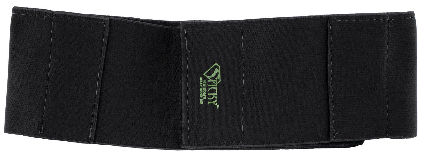 Sticky Holsters BBMD Belly Band Black Medium Elastic 32"-42"