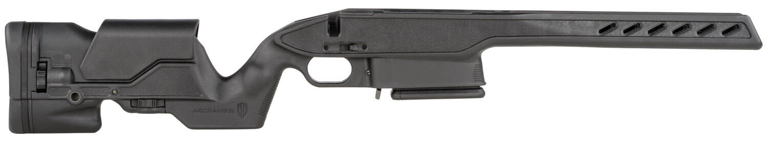 Archangel AAS111SLA Precision Black Synthetic Aluminum Pillar Bedded Fits Savage 110/111 Long Action Right Hand