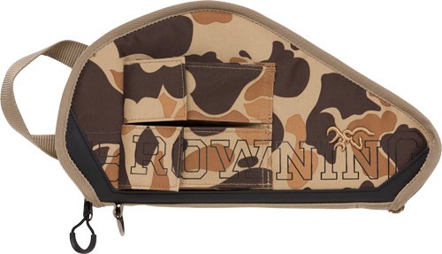 BROWNING RANGE PRO PISTOL RUG - 11" VINTAGE TAN W/2MAG POCKETS - Image 2