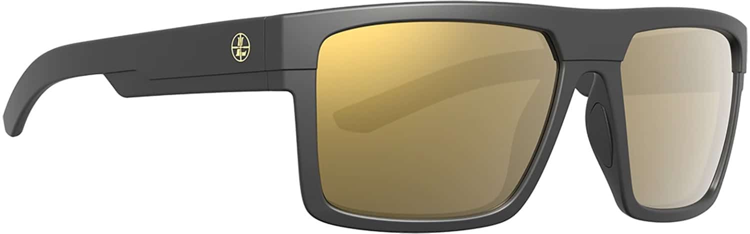 Leupold 179103 Performance Wear Becnara Bronze Mirror Lens Polycarbonate Matte Black Frame