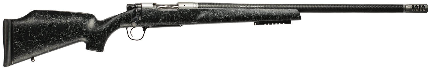 Christensen Arms 8011001301 Traverse 308 Win 4+1 20" Threaded Barrel, Natural Stainless, Black with Gray Webbing Stock
