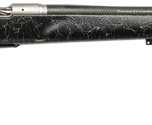 Christensen Arms 8011001800 Traverse  300 RUM 3+1 26" Threaded Barrel, Natural Stainless, Black with Gray Webbing Stock