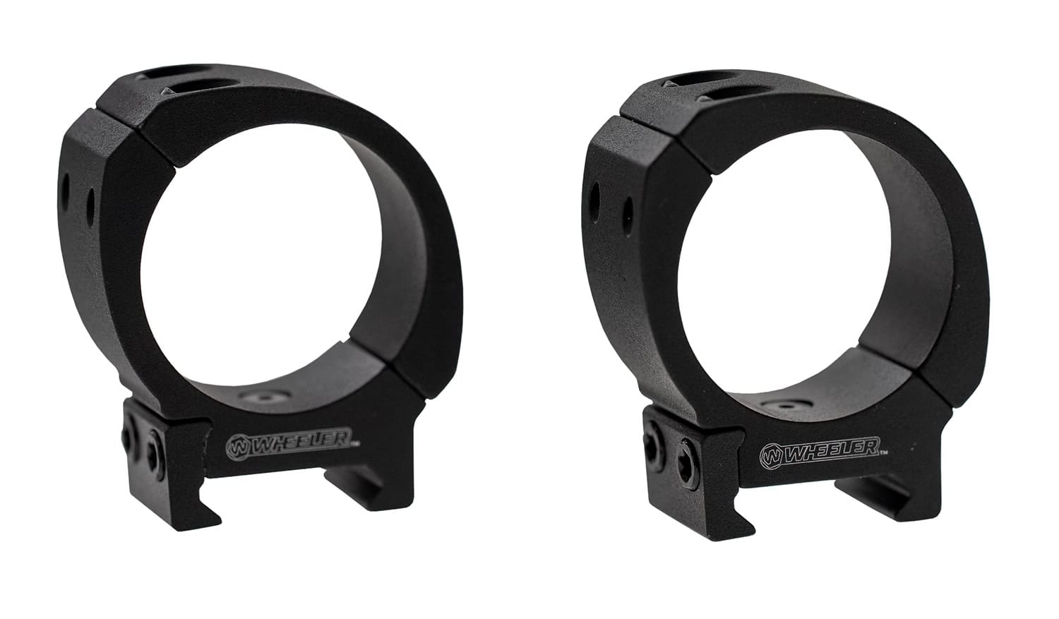 Wheeler 1133754 Sporter Scope Rings Black 34mm Medium