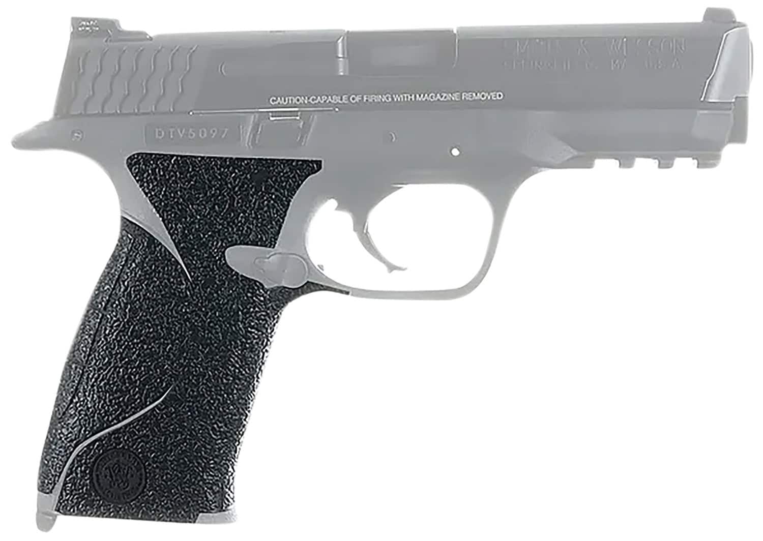 Talon Grips EV06R Adhesive Grip Textured Black Rubber, Fits S&W Full Size Model