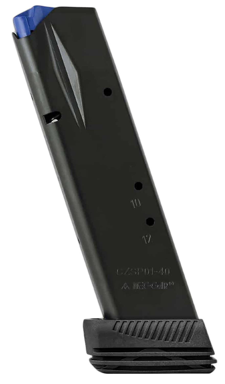 Mec-Gar MGCZ4014DPS CZ 14rd 40 S&W, Fits CZ Shadow/Shadow 2/85B/75B/SP-01 Black