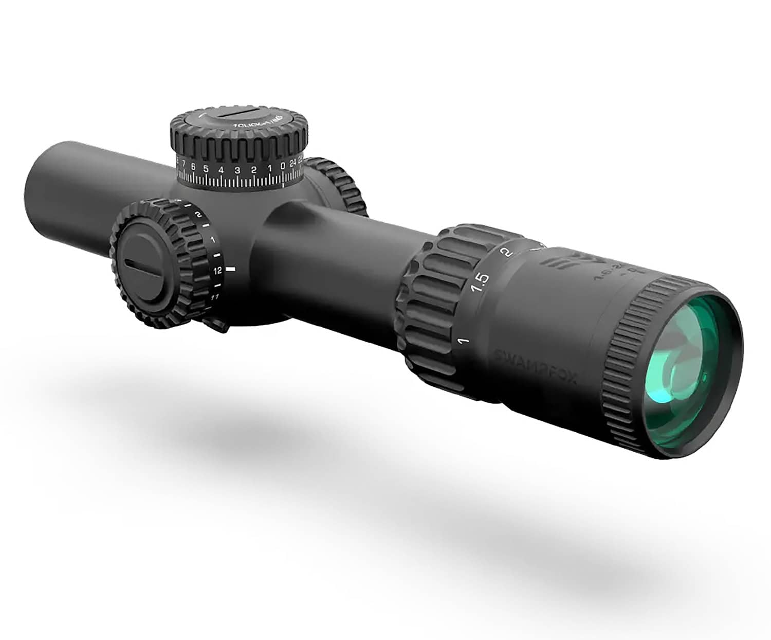 Swampfox Optics WAR16241GL Warhorse Green 1-6x24mm FFP