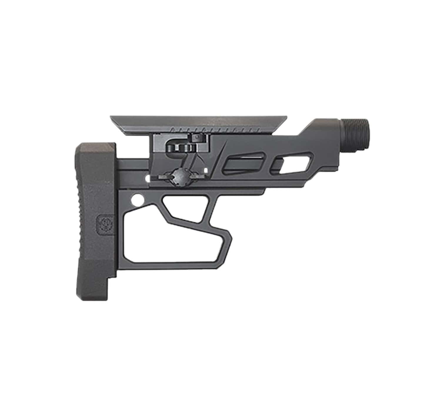 Ruger 90773 Precision Rifle Buttstock Assembly Black Steel/Aluminum/Nylon