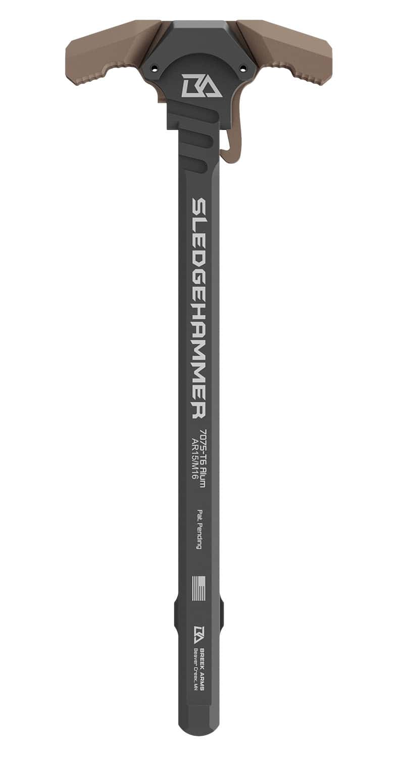Breek Arms BRK6015FDE Sledgehammer Charging Handle Mil Spec AR15/M16 Rifles Flat Dark Earth 7075-T6 Aluminum