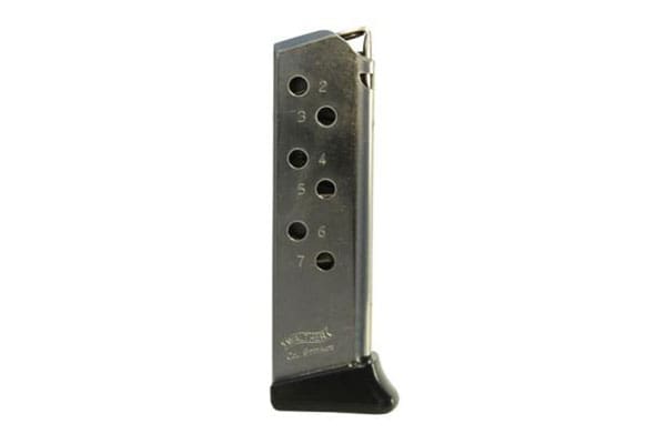 WAI MAG PPK/S 380 W/FR 7RD NKL