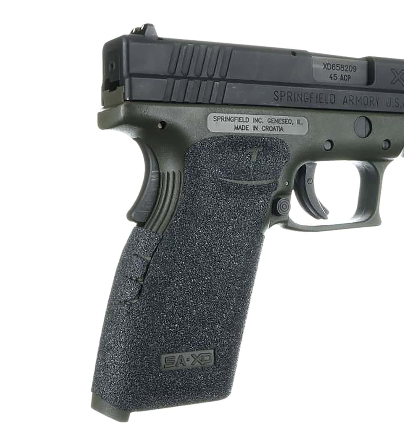 Talon Grips 202R Adhesive Grip Textured Black Rubber for Springfield XD 9,357,40