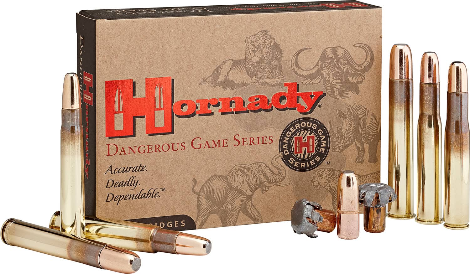 Hornady 8257 Dangerous Game 450NitroExpress 500gr DGX Bonded 20 Per Box/6 Case