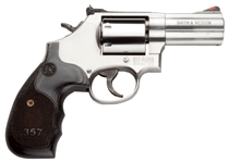 S&W 686 3-5-7 3" 357 AS 7-SH - SS UNFLUTED CYLINDER WOOD