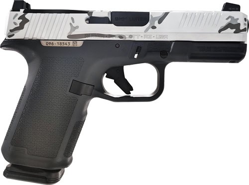 RUGER RXM 9MM LUGER 4" ADJ - 15-SHOT WHITE CAMO SLIDE