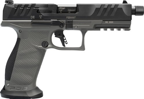 WALTHER PDP OR PRO SD 9MM 5.1" - 18-SHOT GRAY POLYOMER FRAME