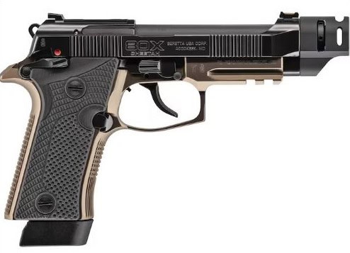 BERETTA 80X CHEETAH 380 ACP - 4.4" 15RD BLACK BRONZE THREAD
