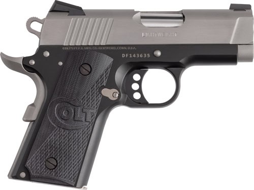 COLT DEFENDER 45ACP 3" FRONT - NIGHT SIGHT 7RD CERKOTE SS - Image 2