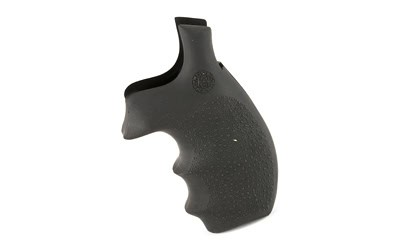 HOGUE GRIP S&W K/L RND BUTT BNTM BLK - Image 2