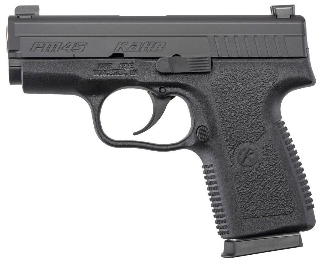 KAHR PM45 45ACP BLK SS NS 5RD