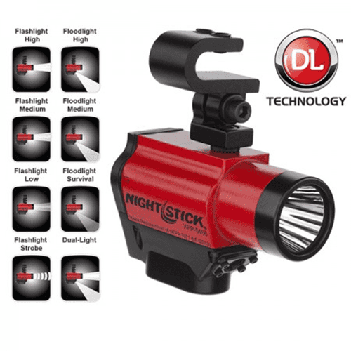 FORTEM - Intrinsically Safe Helmet-Mounted Dual-Light Flashlight