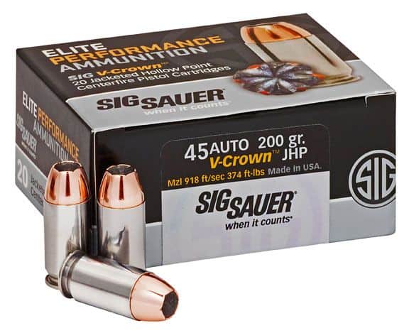 Elite Performance .45 Auto JHP