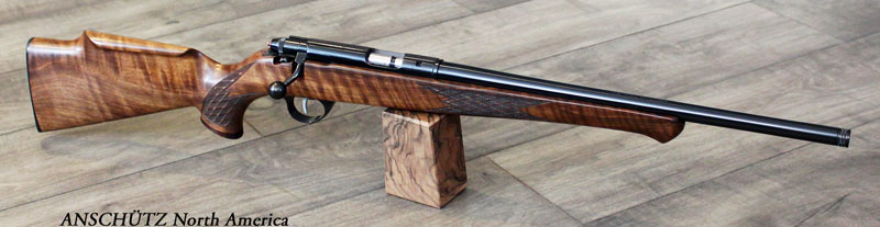ANSCHUTZ 1712 AV SILHOUETTE - 22LR 18" BLUED MONTE-CARLO - Image 2