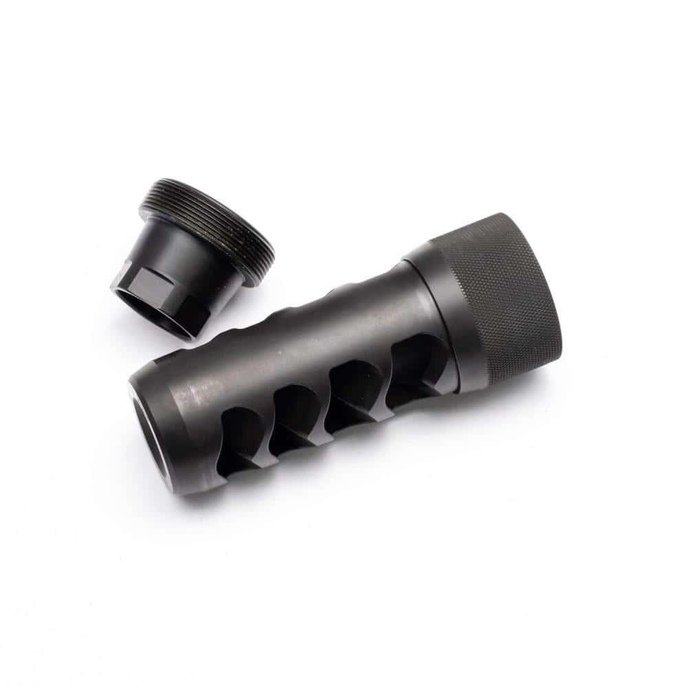 Area 419 Sidewinder Magnum Self Timing Muzzle Brake 30 cal 3/4-24 Thread Black Nitride