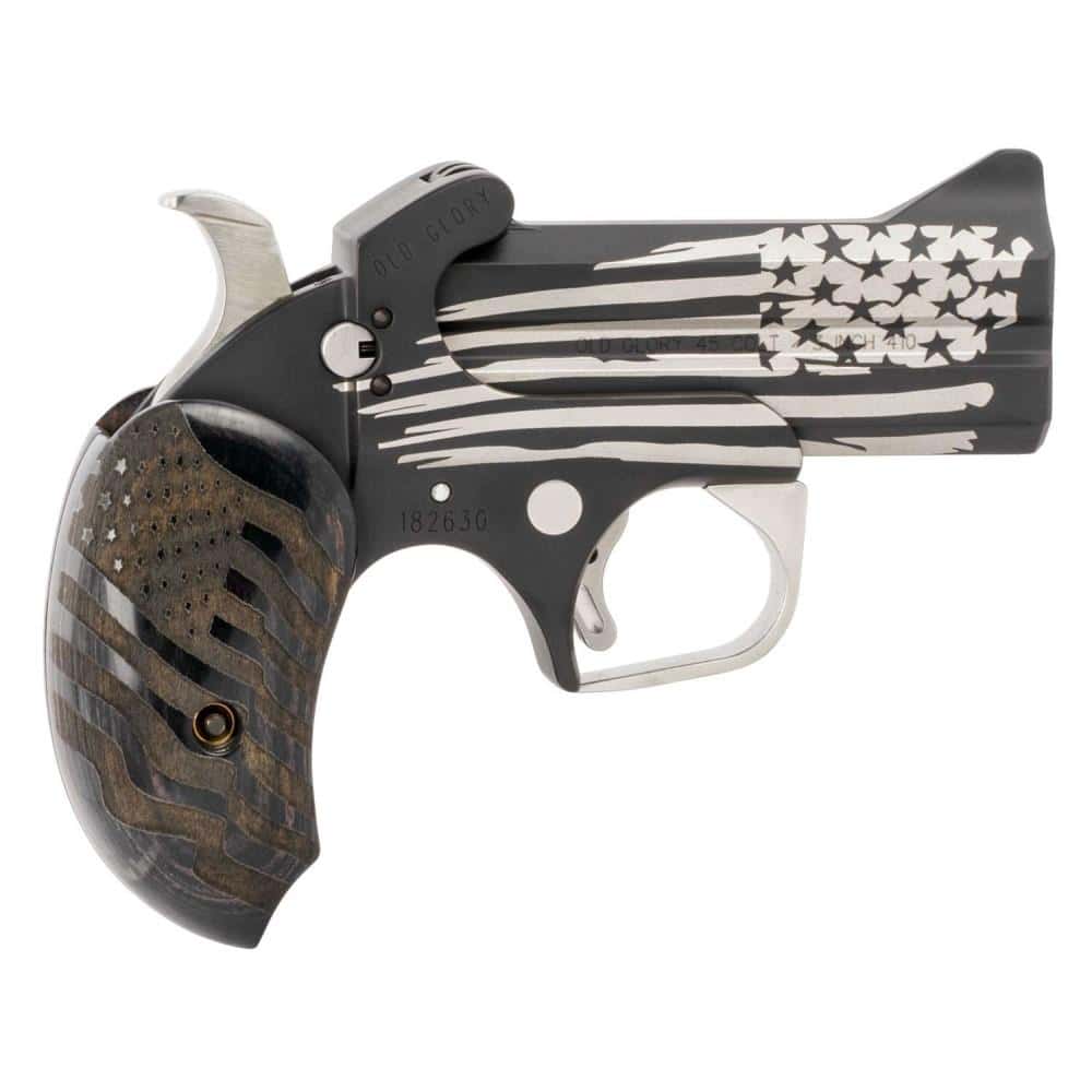 Bond Arms Old Glory Handgun.45 LC/.410 2rd Capacity 3.5" Barrel Black American Flag