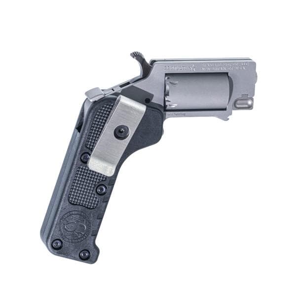 Switch Gun Combo Stainless Steel with Belt Clip Handgun.22 LR/.22 WMR 5rd Capacity.75" Barrel Polymer Grip Belt Clip
