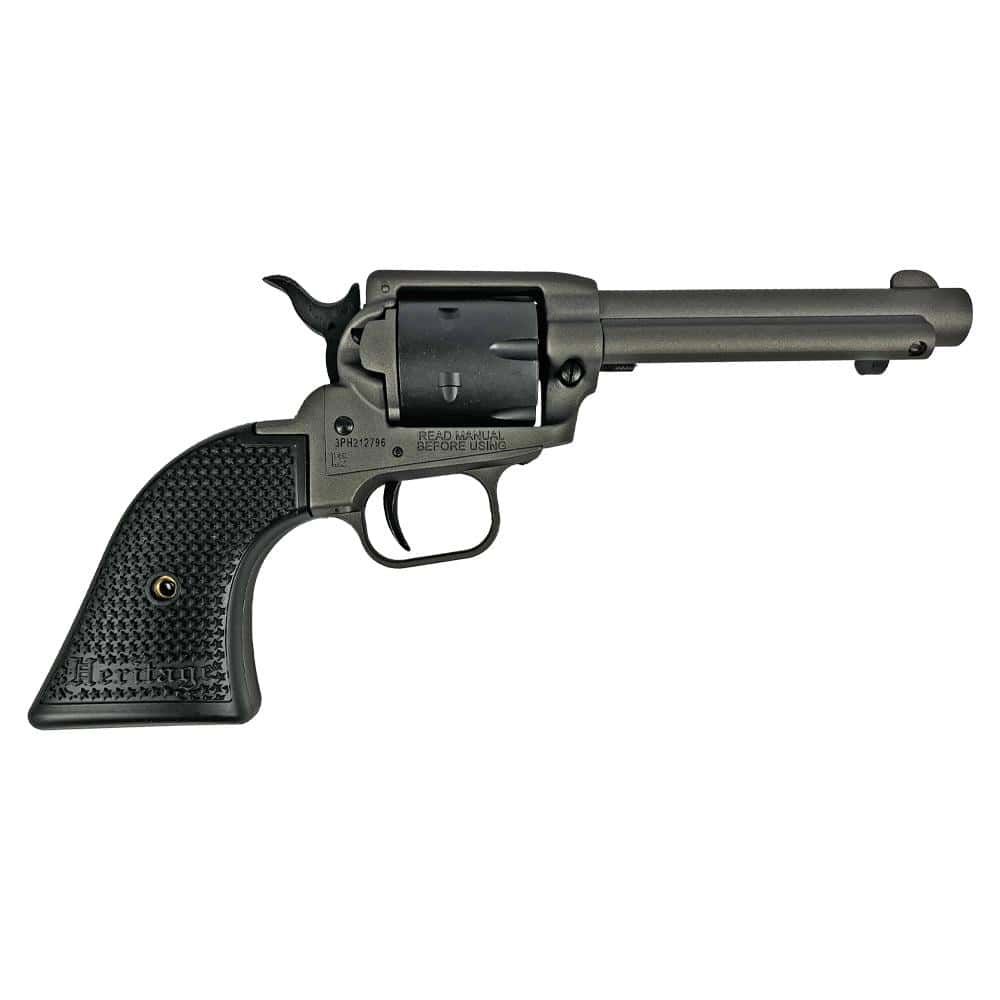 Heritage Rough Rider Tungsten Cerakote Handgun.22 LR 6rd Capacity 4.75" Barrel Polymer Black