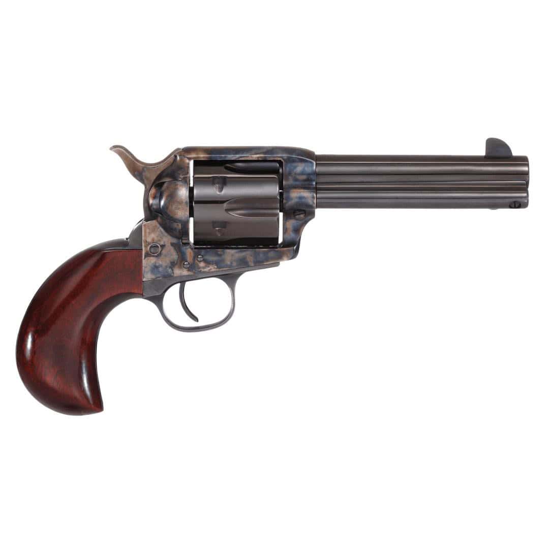 Taylor & Company 1873 Cattleman Handgun.357 Mag/.38 Spl 6rd Capacity 4.75" Blued Barrel Case Hardened Frame Wood Grip