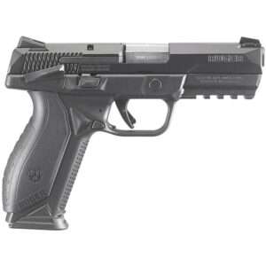 Ruger American Duty Frame Handgun 9mm Luger 10rd Magazine 4.2" Barrel Black with Safety