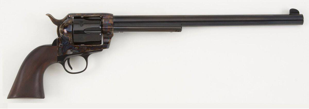 Pietta 1873 Buntline Handgun.45 Colt 6rd Capacity 12" Barrel Caseharden Walnut Grips