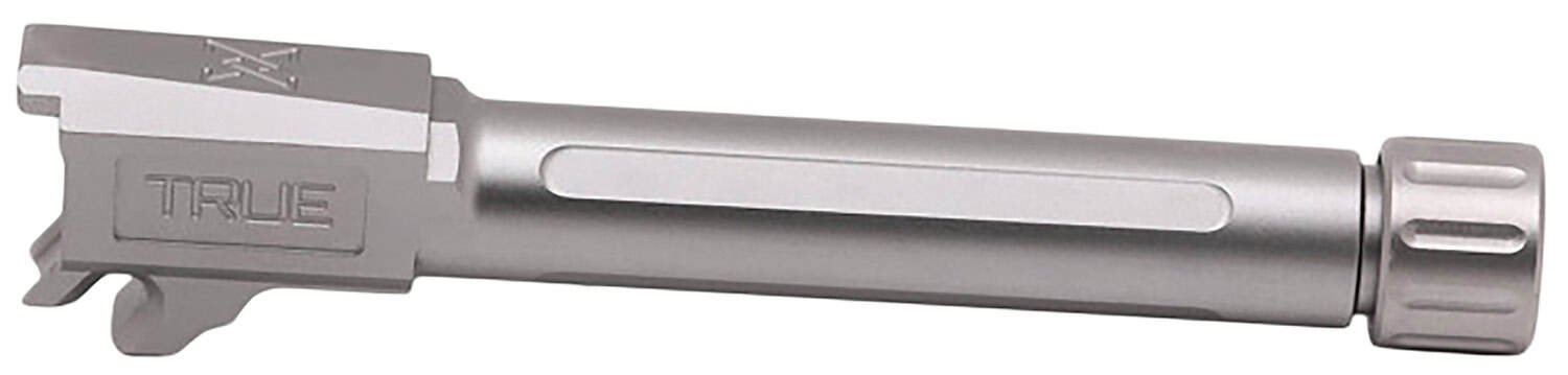 True Precision Inc TPP365FBXT Sig 9mm Luger 4.30" Threaded Satin Stainless Steel, Fits Sig P365 Fuse