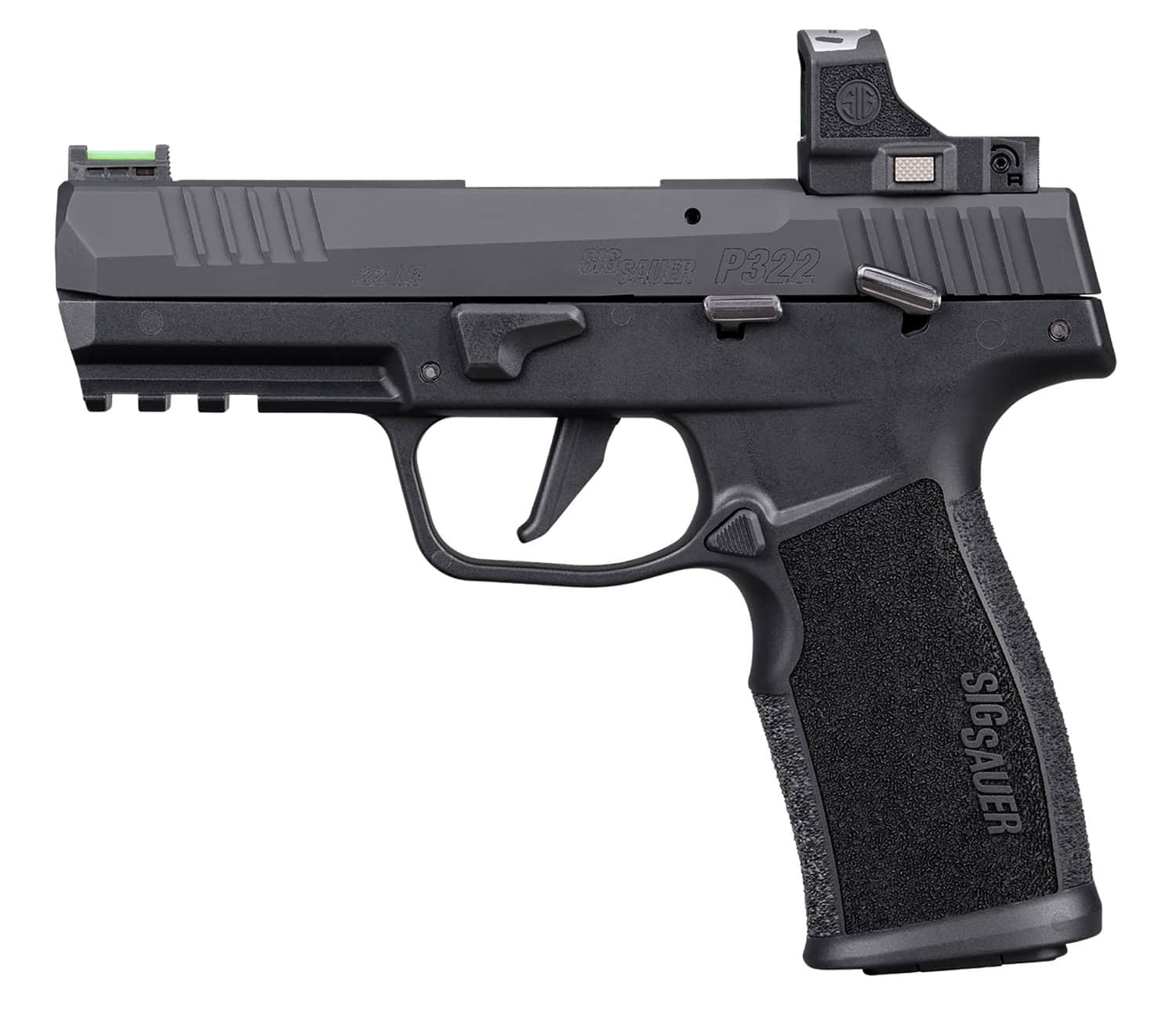 SIG 322CBRS P322 22LR 4 ROMEO RS 20R BLK
