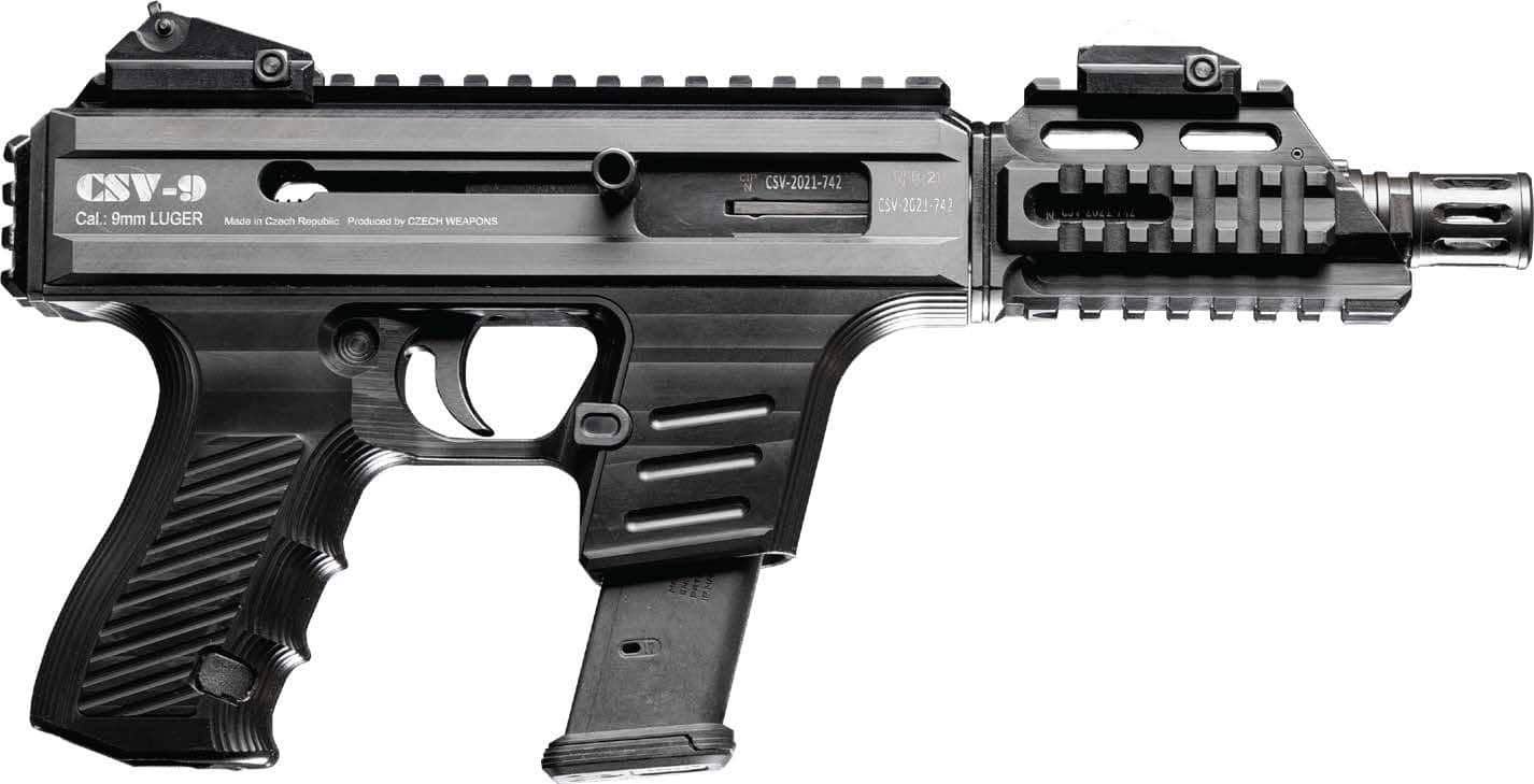 4PEAKS CZECH WEAPONS CSV-9 9MM 4.75 BLK 15RD