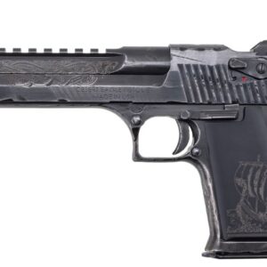 MR DESERT EAGLE MARK XIX 50AE 6IN BARREL 7RD BLACK VIKING THEMED ENGRAVINGS ALUM ENG GRIPS DE50VK1