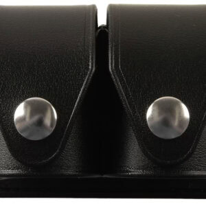 HKS 203PMBN SpeedLoader Case  Double Black Hytrel Belt Loop Medium Belts 2.25" Wide