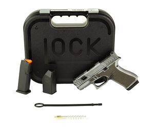 GLOCK 43X HOTH 9MM 10RD BW GREY