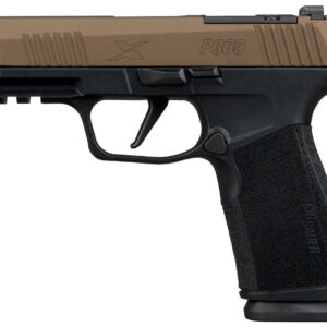 SIG P365 XMACRO 9MM 3.7 BRONZE/BLK OR 17RD