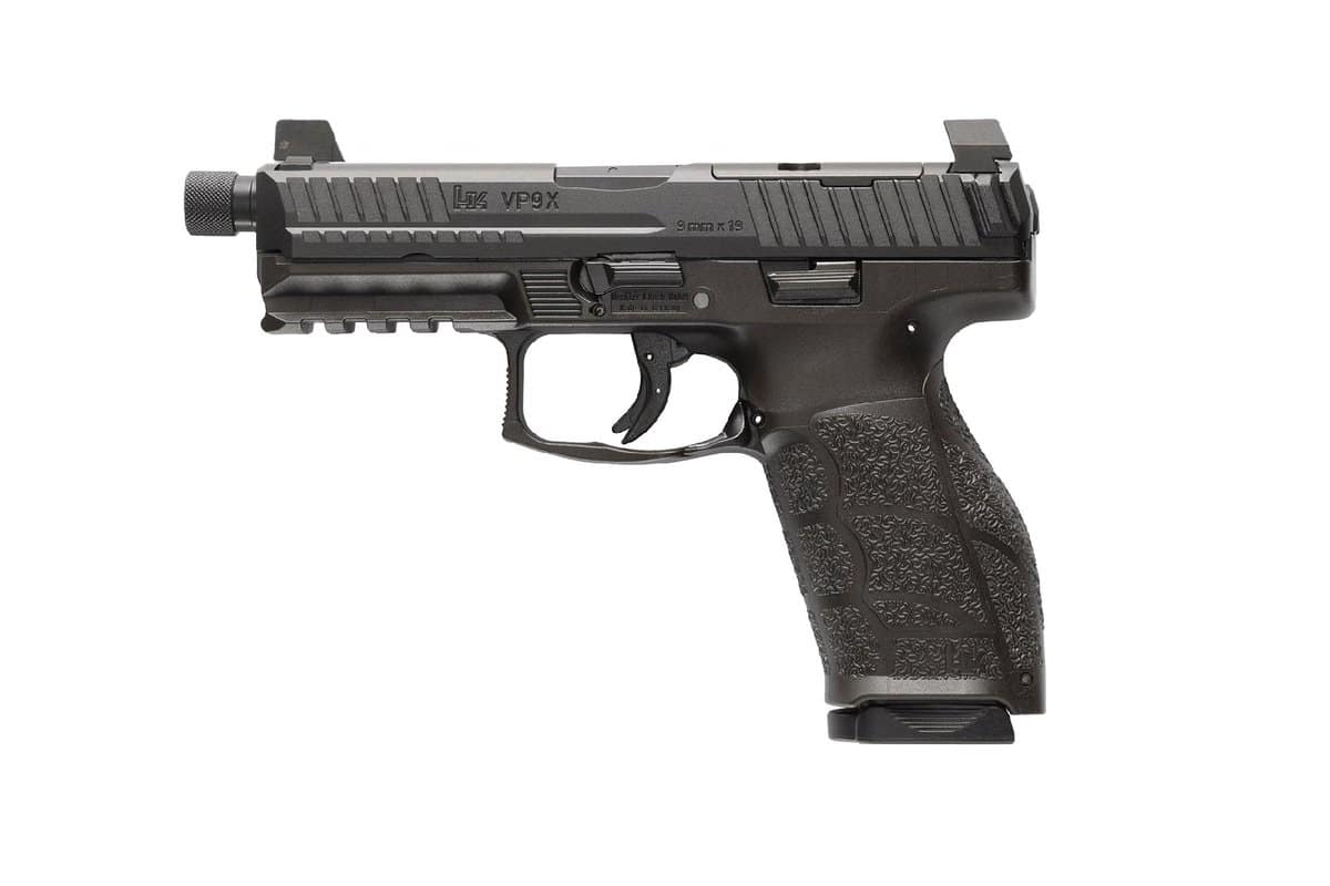 H&K VP9A1 X Tactical Optic Ready Handgun 9mm Luger 10rd Magazines(2) 4.7" Threaded Barrel Black