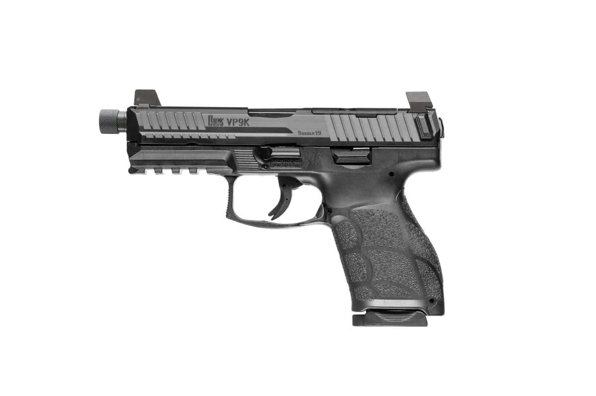 H&K VP9A1 F Tactical Optic Ready Handgun 9mm Luger 10rd Magazines(2) 4.7" Threaded Barrel Black
