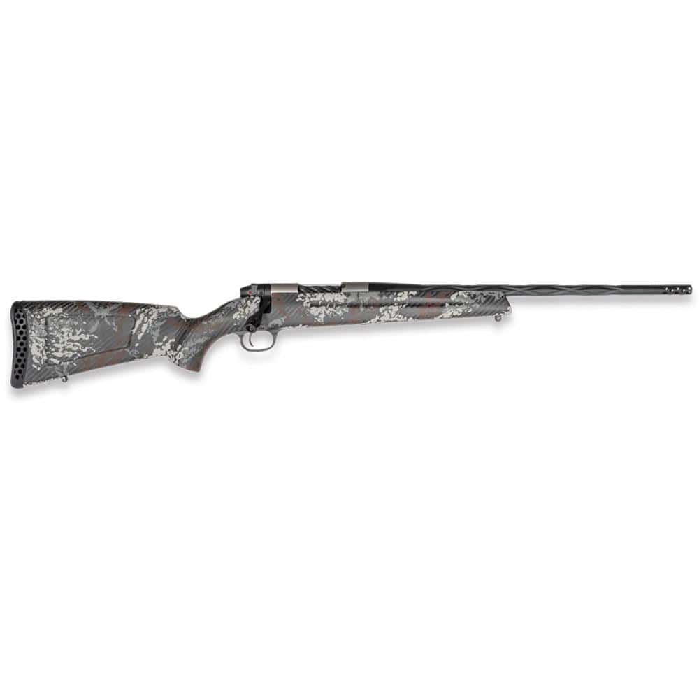 Weatherby Mark V Backcountry Capra Rifle .25 Wby RPM 2rd Capacity 21" 1/2x28 Barrel with 2" Muzzle Brake Grey Brown