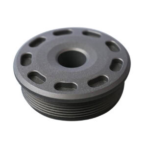 SilencerCo AC5388 Bravo Front Cap 223 Cal Titanium Black