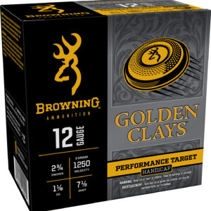 Browning Ammo BGC12HA7 Golden Clays 12Gauge 2.75" 1 1/8oz 7.5Shot 25 Per Box/10 Case