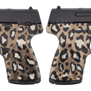 RUGER MAX-9 MANUAL SAFETY LEOPARD PRINT 9MM PISTOL BLACK 3.2" OPTIC READY 1-10RD MAGS